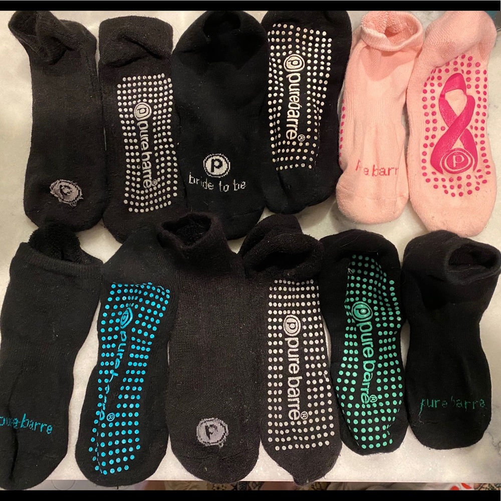 6 pair of Pure Barre Socks